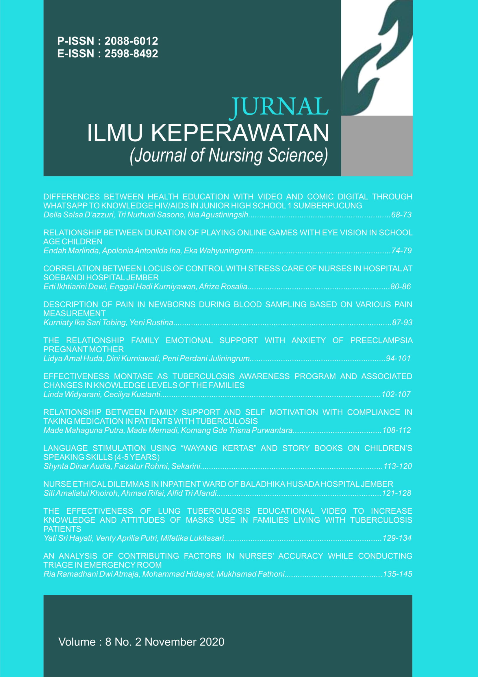 Jurnal Ilmu Keperawatan (Journal of Nursing Science)